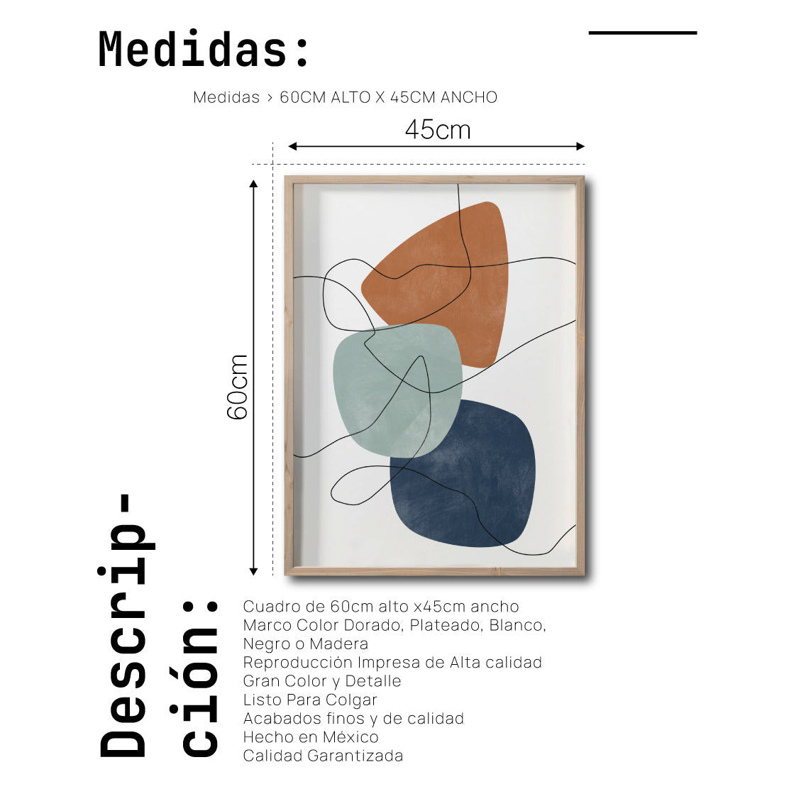 Cuadro Decorativo Abstract Colors 004