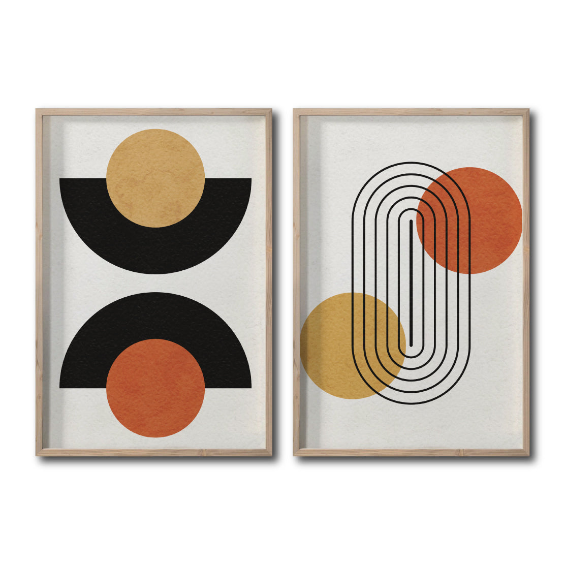 Set Cuadros Decorativos Abstract Colors 039